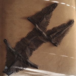 Maison Close Villa Satine Black Lace Bodysuit